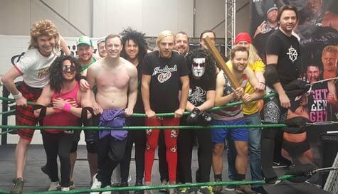 wrestling school stag do