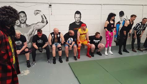 wrestling school stag do