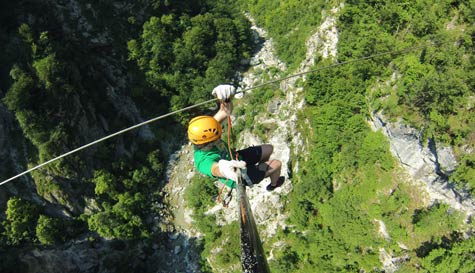 zipline adventure stag do