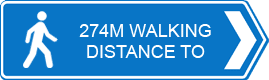 274m