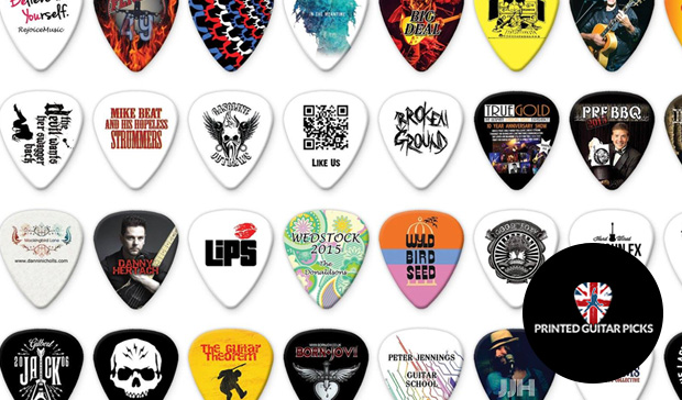 Guitar Plectrum - Printed Guitar Picks