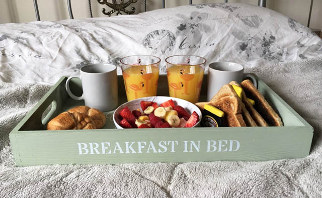 breakfast in bed tray etsy