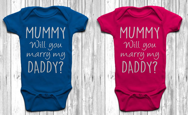 baby grow proposal etsy