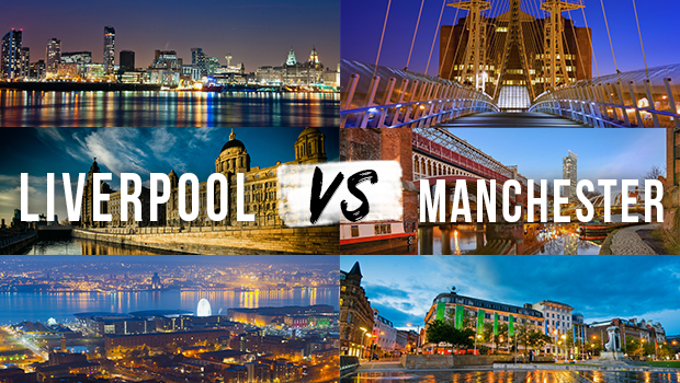 Liverpool and Manchester