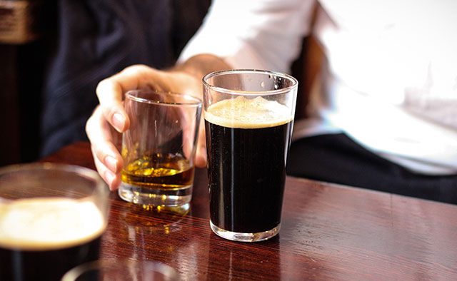 Glasgow pub pints