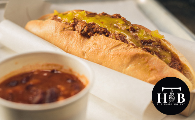 The hanging bat hot dogs