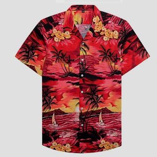 Red Hawaiian Shirts