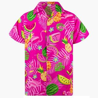 Pink fruity Hawaiian Shirts