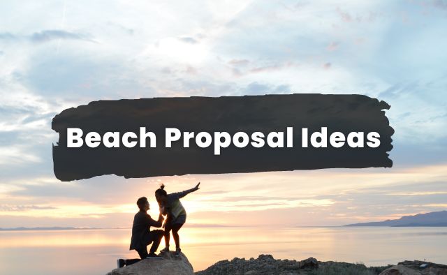18 Dream Beach Proposal Ideas