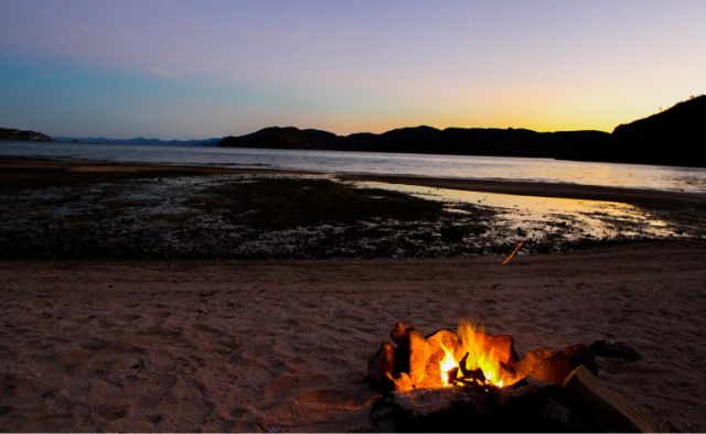 Beach Bonfire Proposal