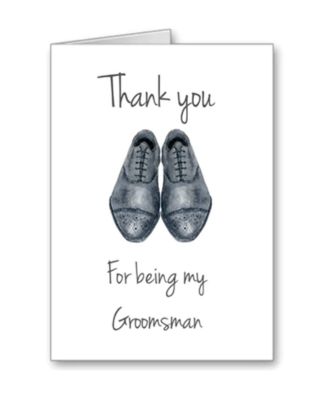 Thank You for Being My Groomsman Card