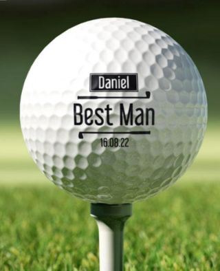 Personalised Groomsmen Golf Ball