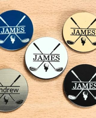 Personalised Gold Ball Marker