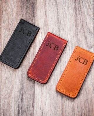 Leather Money Clip