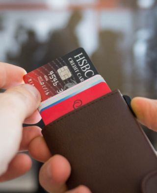 RFID Cardholder Wallet Brown