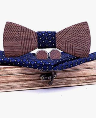 Wooden Bow Tie